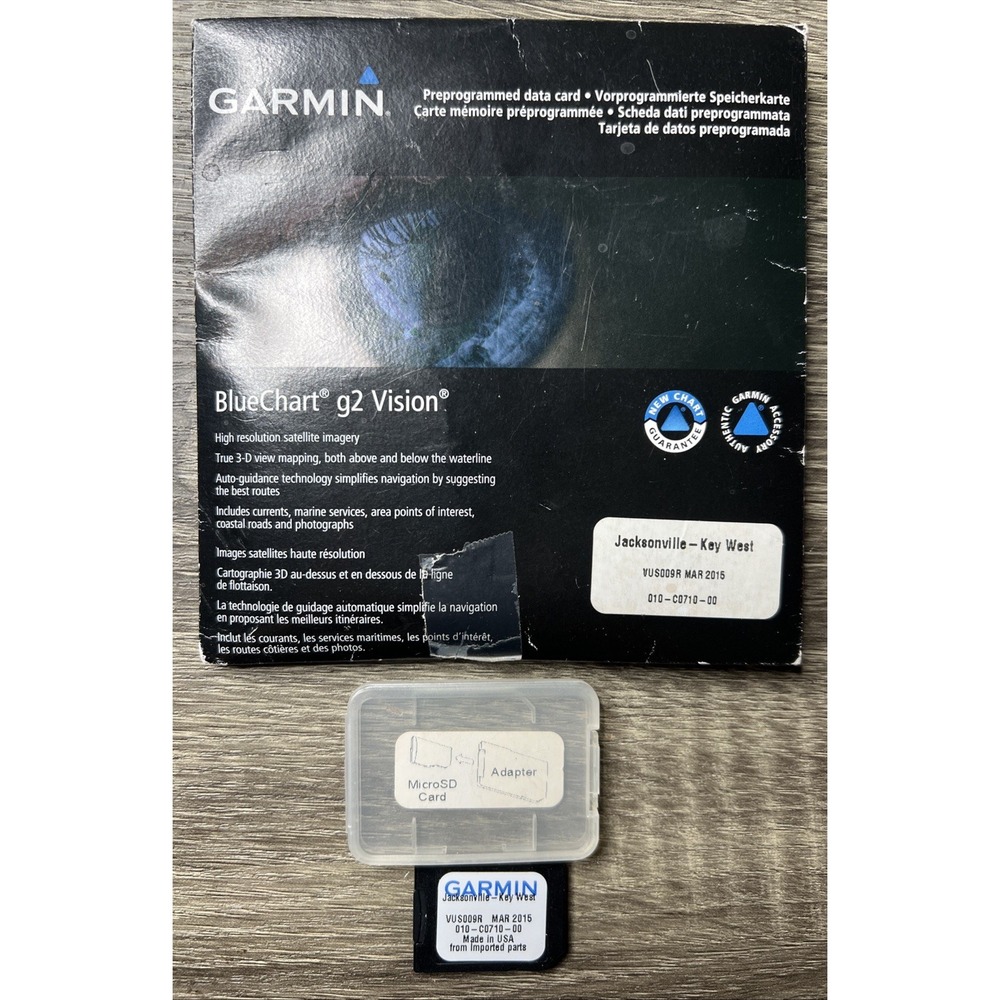 Garmin BlueChart g2 Vision Jacksonville to Key West Bahamas Digital Map 2015